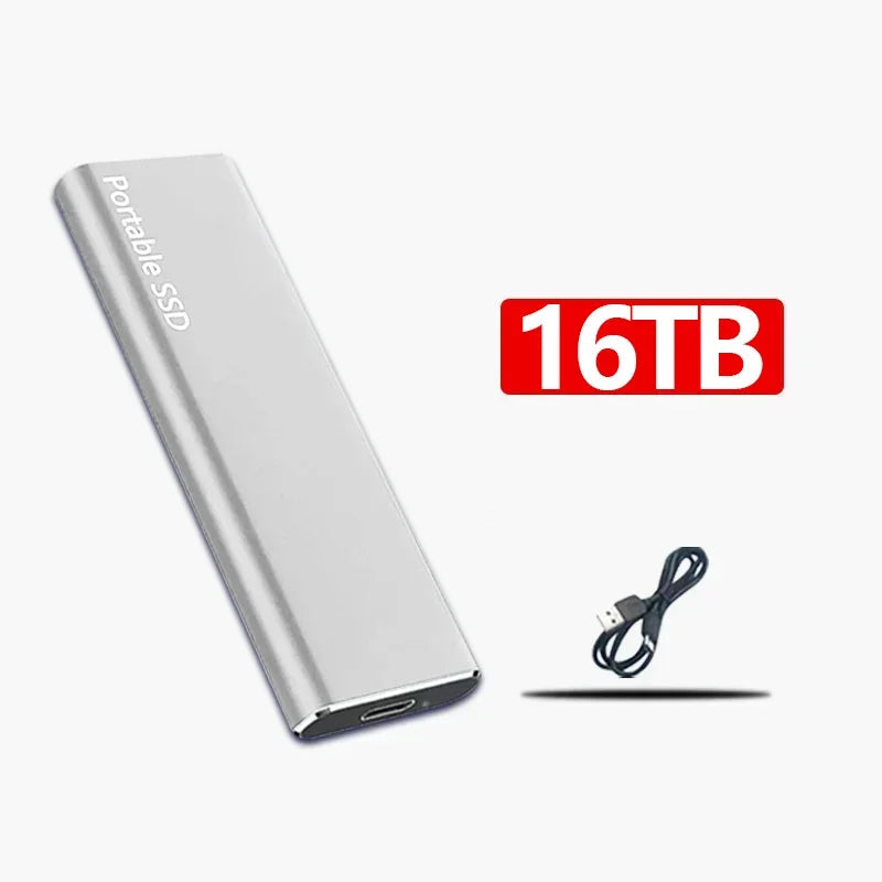 Tragbare externe SSD-Festplatte – Kompakter Speicher 10