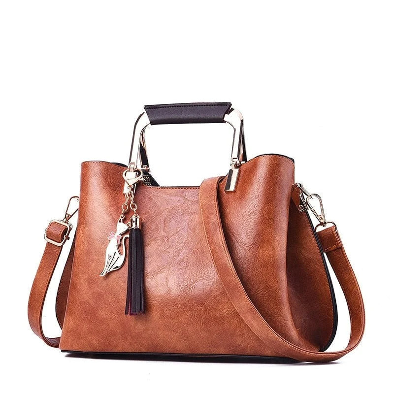 Umhängetasche Damen Mit Quastenakzenten Für Den Alltag 2