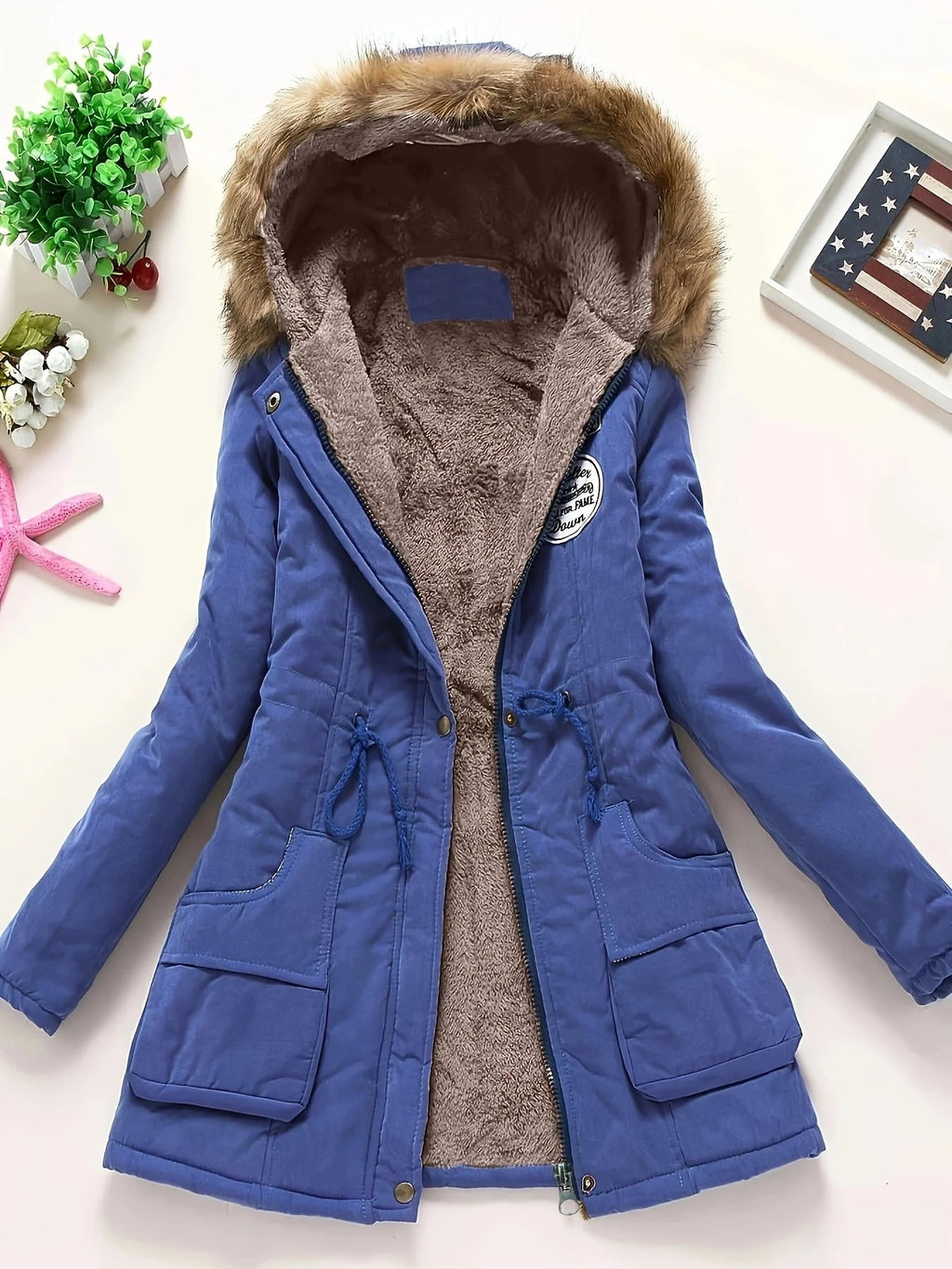 Damen-Parka mit Kapuze