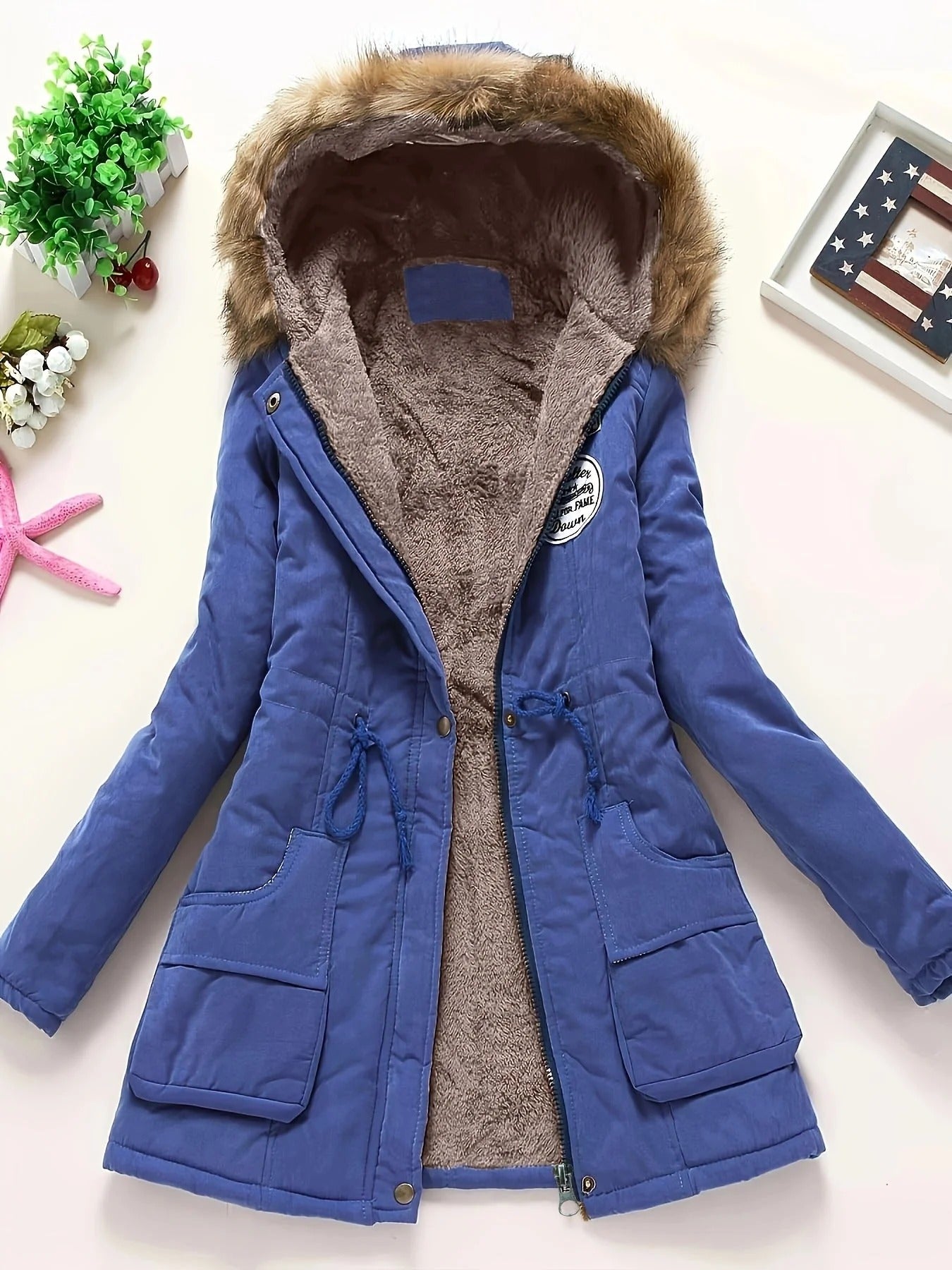 Damen-Parka mit Kapuze