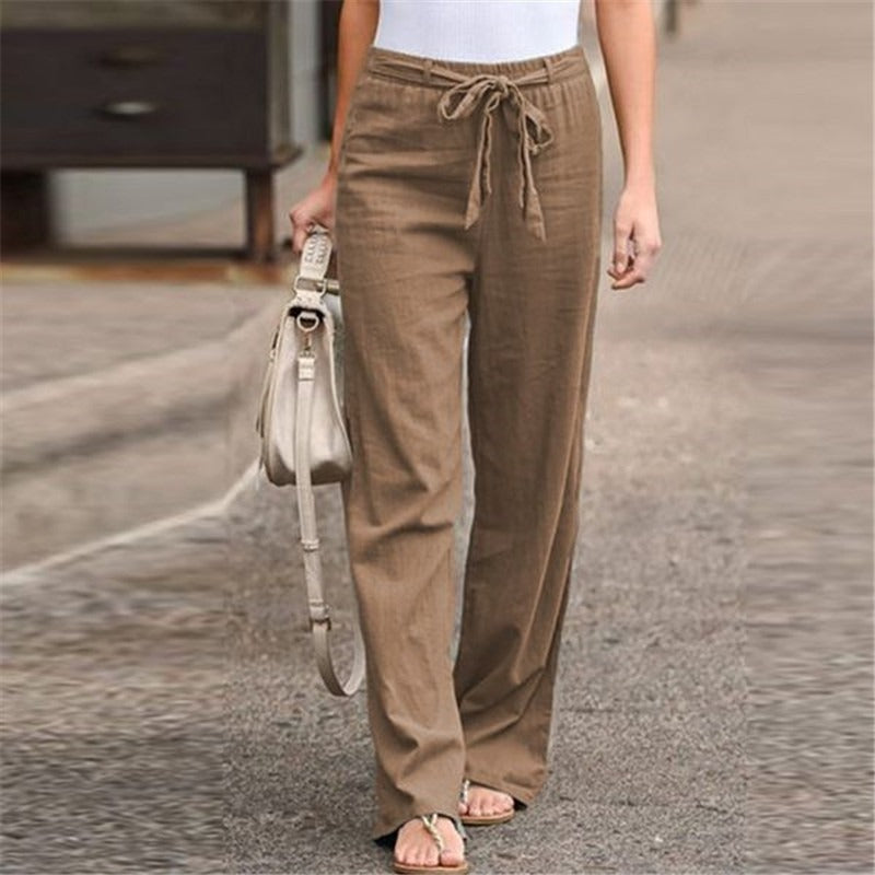 Damen Locker Sitzende Hose