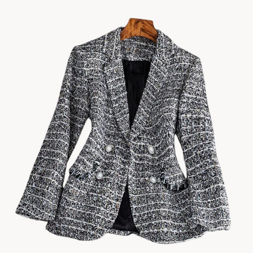 Eleganter Damen-Blazer mit Stehkragen und Knopfverschluss