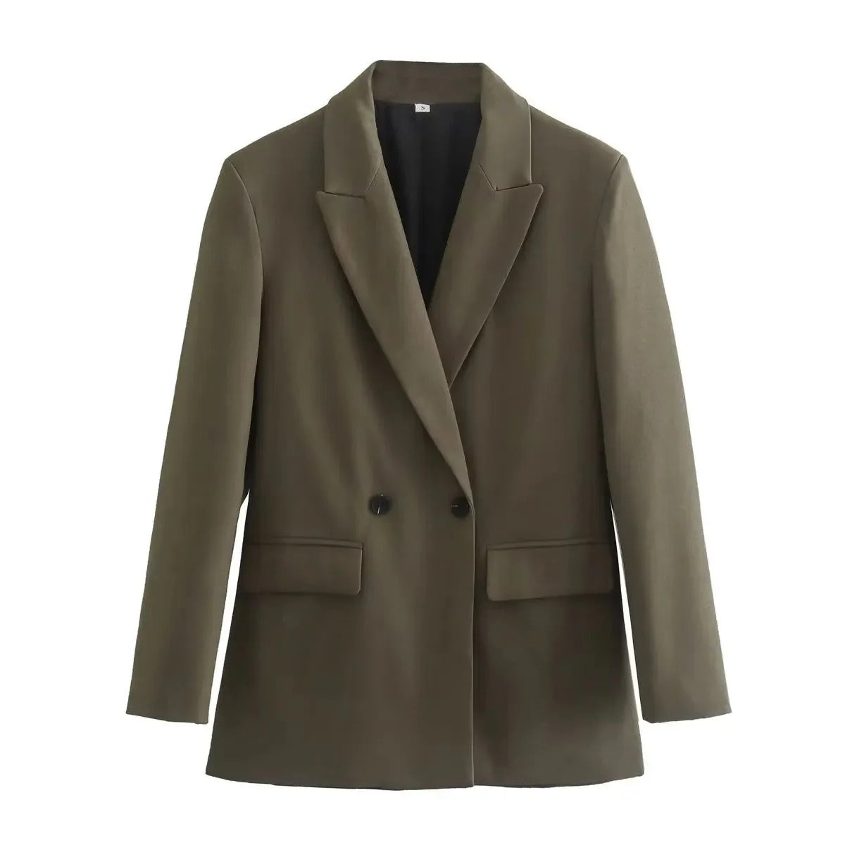 Locker geschnittener Blazer mit Knöpfen für Damen