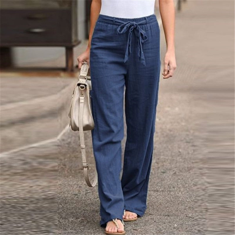Damen Locker Sitzende Hose
