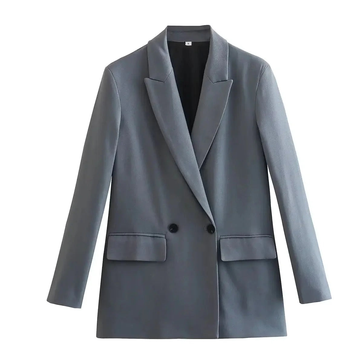 Locker geschnittener Blazer mit Knöpfen für Damen
