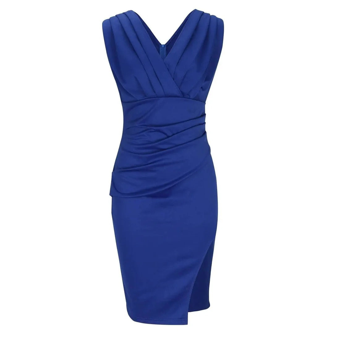 Ärmelloses Kurzes Kleid mit Faltenrock für Damen