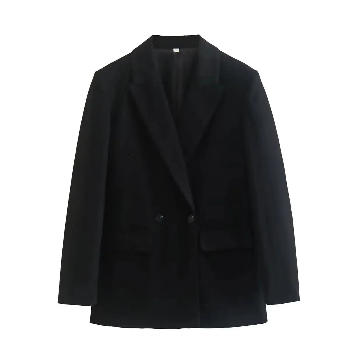 Locker geschnittener Blazer mit Knöpfen für Damen