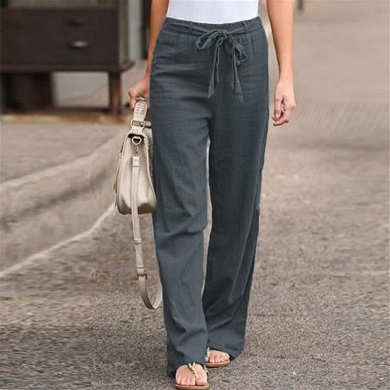 Damen Locker Sitzende Hose